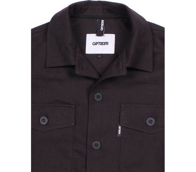 Рубашка GIFTED78 25/717 BROdenim черная