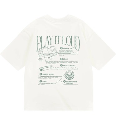 Футболка LOUD RLXD HW TEE ecru 