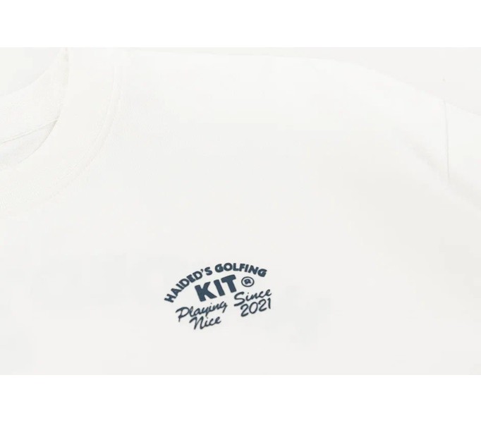 Футболка GOLFING KIT RLXD HW TEE ecru белая
