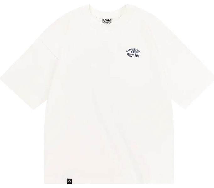 Футболка GOLFING KIT RLXD HW TEE ecru белая