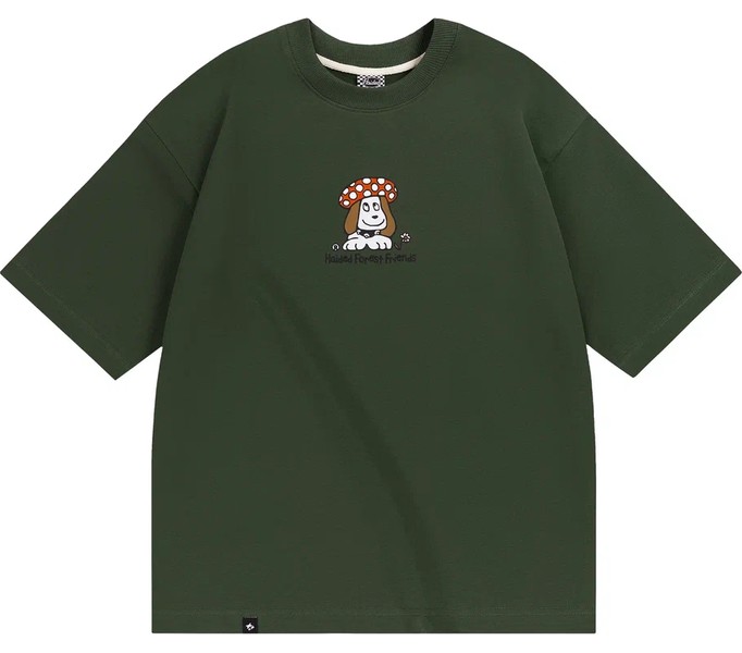Футболка FOREST FRIENDS RLXD FIRM TEE dk.olive 
