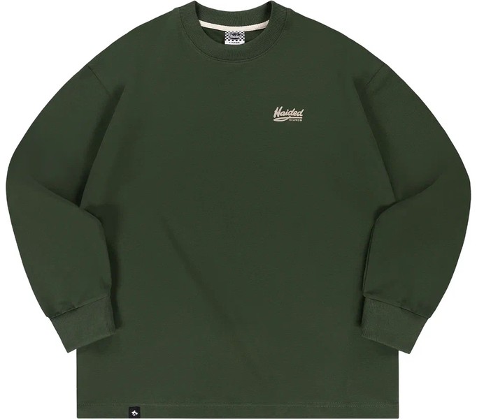 Лонгслив GARDEN RLXD FIRM LS TEE dk.olive оливковый