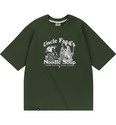 Футболка NOODLE SOUP RLXD FIRM TEE dk.olive