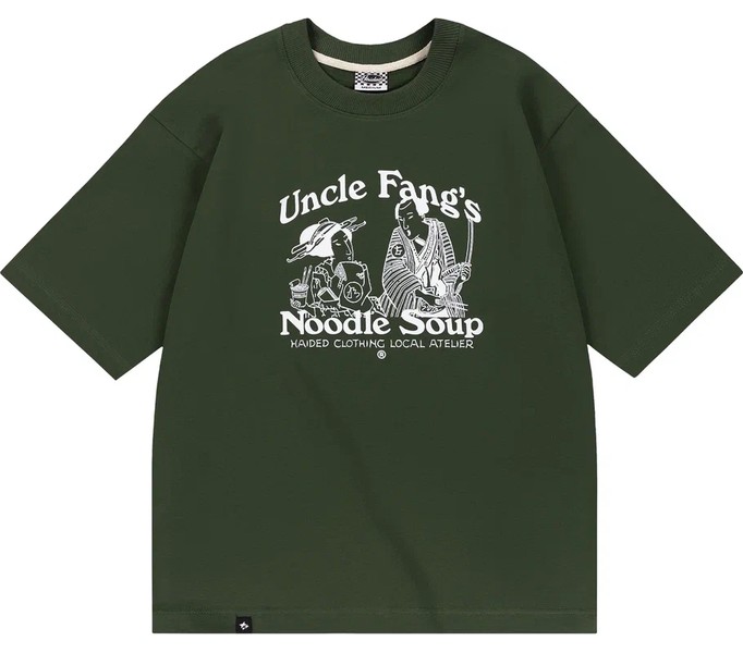 Футболка NOODLE SOUP RLXD FIRM TEE dk.olive