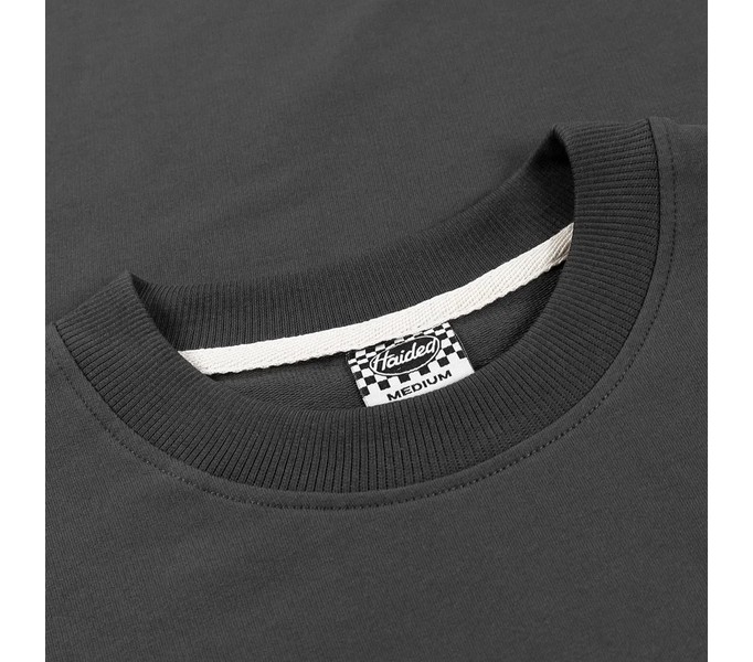Футболка HEATED POOL RLXD FIRM TEE shadow.grey серая 