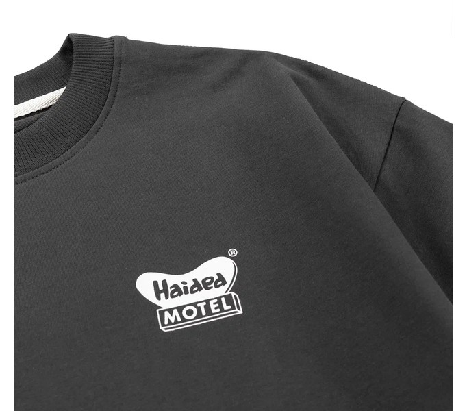 Футболка HEATED POOL RLXD FIRM TEE shadow.grey серая 