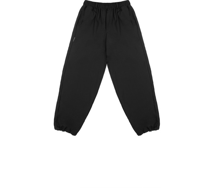 Брюки Wide nylon черные