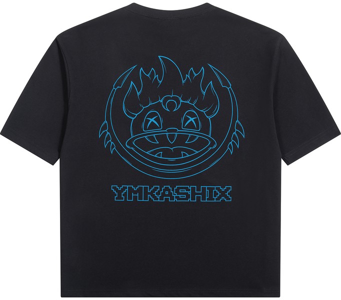 Футболка YMKASHIX 8-bit outline черный