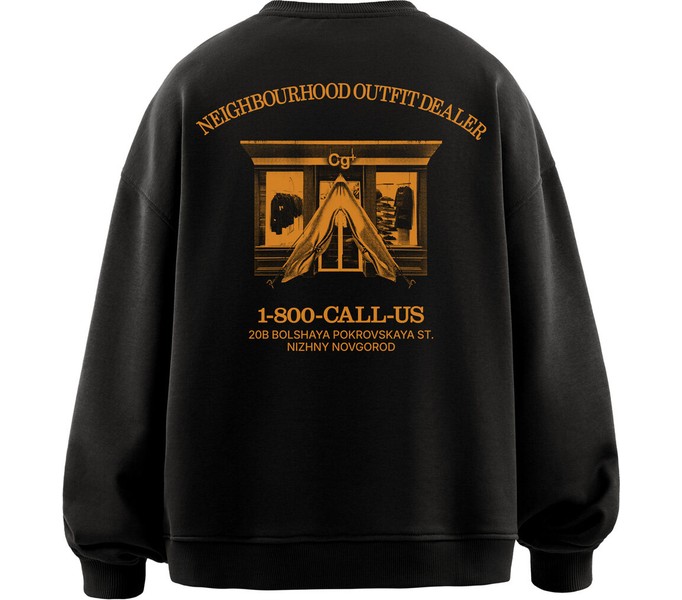 Свитшот Headquarters Sweatshirt Black