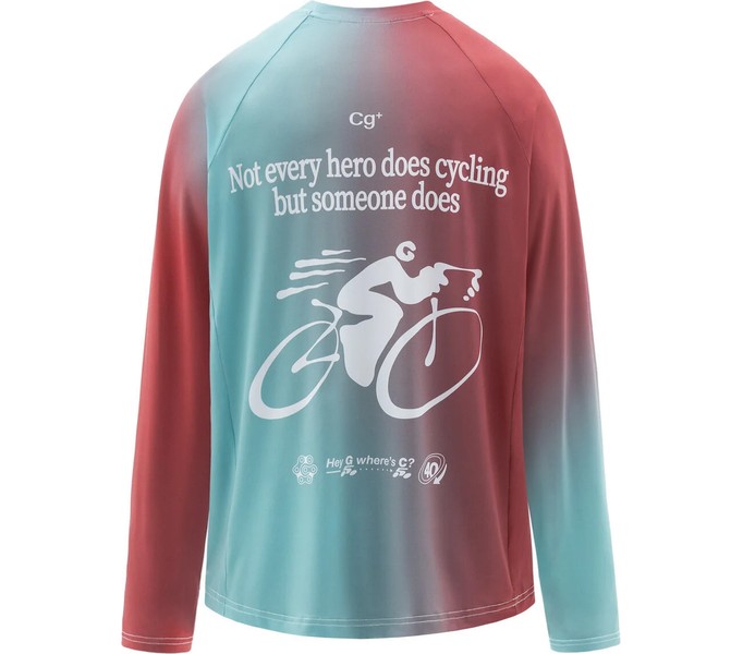 Лонгслив "G" Cycling Longsleeve mint&cherry