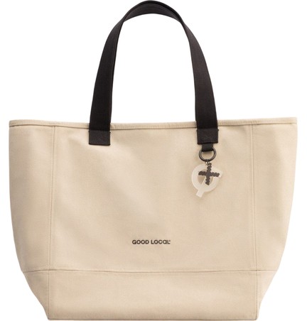Shopper Canvas Line Dark Beige сумка