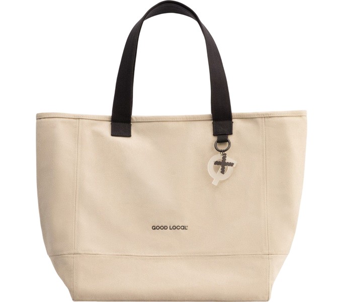 Shopper Canvas Line Dark Beige сумка