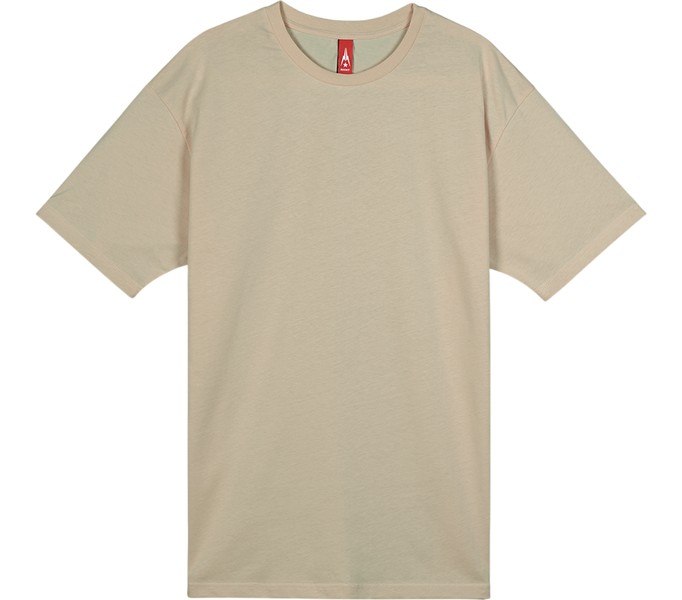 Футболка ROCKIT OVERSIZE T.13R.BGE бежевая унисекс