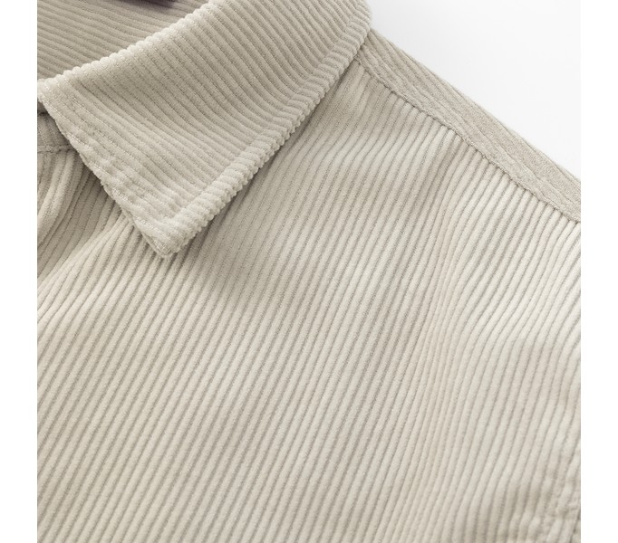 Рубашка YMKASHIX Velvet Button серая