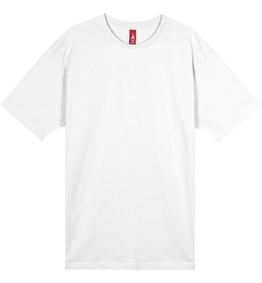 Футболка ROCKIT OVERSIZE T.13R.WHT белая унисекс