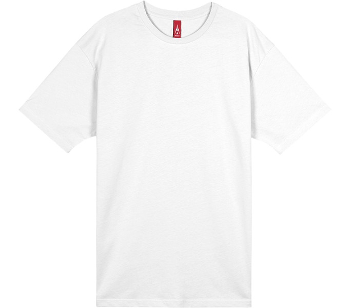 Футболка ROCKIT OVERSIZE T.13R.WHT белая унисекс